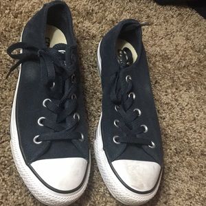 Navy blue all star converse